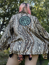 Load image into Gallery viewer, Cool Customer Satin Cheetah Top large