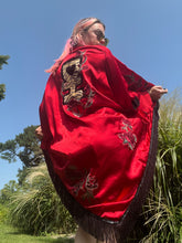Load image into Gallery viewer, Red Desert Hearts Kimono 2XL