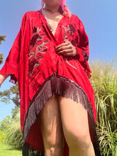 Load image into Gallery viewer, Red Desert Hearts Kimono 2XL