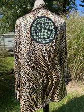 Load image into Gallery viewer, Cool Customer Satin Cheetah Top large