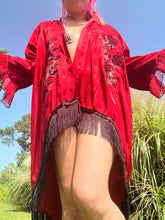 Load image into Gallery viewer, Red Desert Hearts Kimono 2XL
